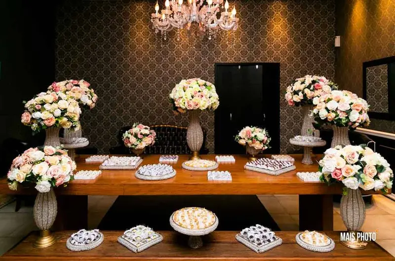 Buffet de casamento na Vila Romana