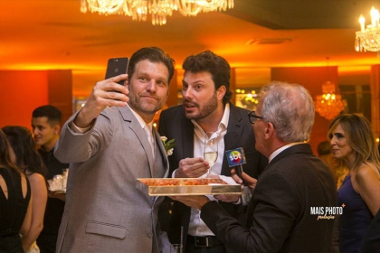 Danilo Gentili no Buffet em evento em SP