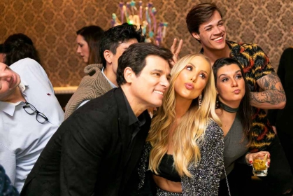 Celso Portiolli no Buffet em evento em SP
